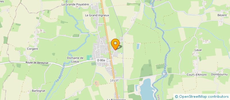localisation de l'entreprise LYOCHON MULTI SERVICES à JAYAT