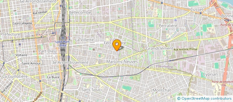 localisation de l'entreprise LYON 28  LYON