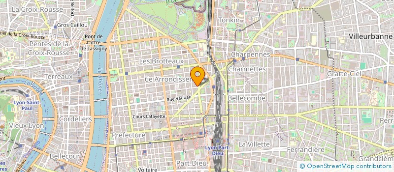 localisation de l'entreprise LYON 6 IMMOBILIER à LYON