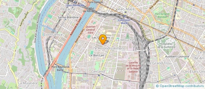 localisation de l'entreprise LYON 7 CUISINES à LYON