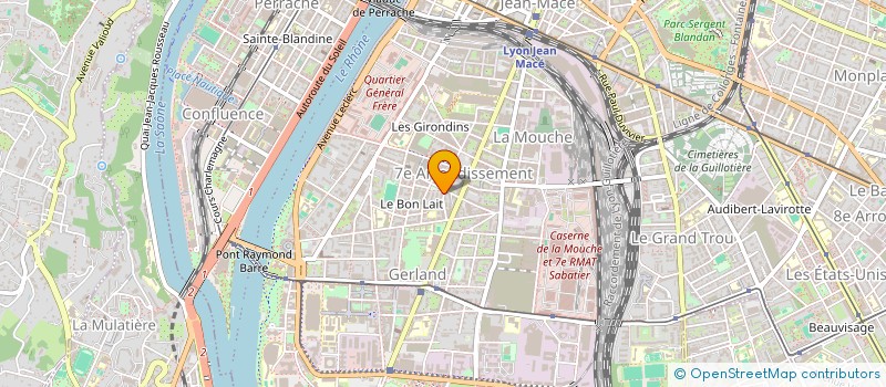 localisation de l'entreprise LYON 7 ORTHODONTIE  LYON