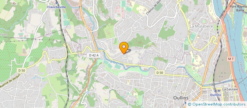 localisation de l'entreprise LYON AGREGATS à SAINTE-FOY-LES-LYON