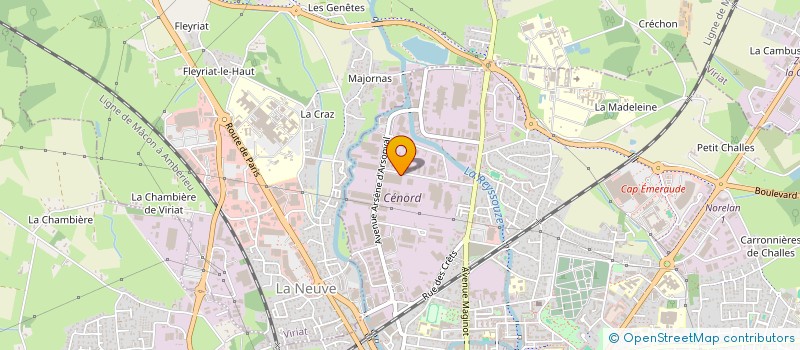 localisation de l'entreprise LYON ARMATURES à BOURG-EN-BRESSE
