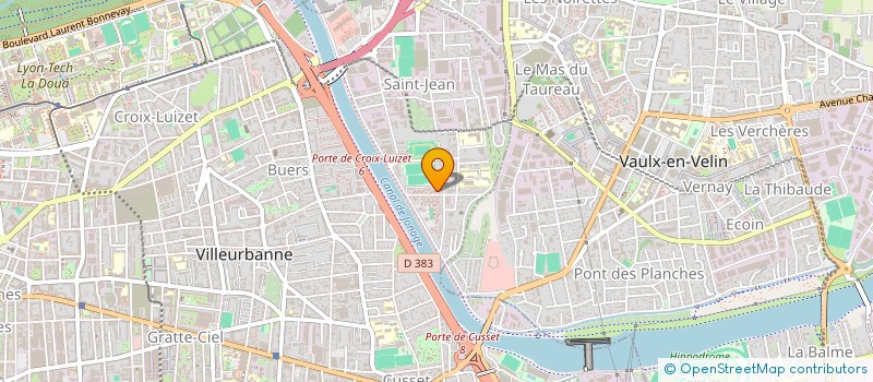 localisation de l'entreprise LYON AUTO-A  VILLEURBANNE