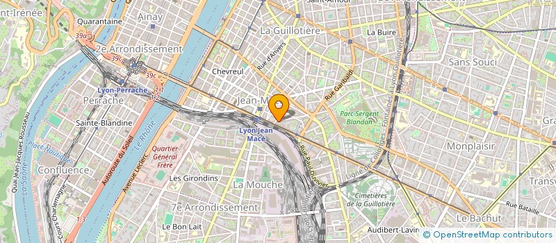 localisation de l'entreprise LYON BASKET UNITED  LYON