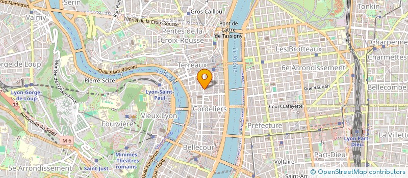localisation de l'entreprise LYON BIJOUX à LYON 1ER