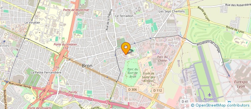 localisation de l'entreprise LYON CARRELAGE à BRON