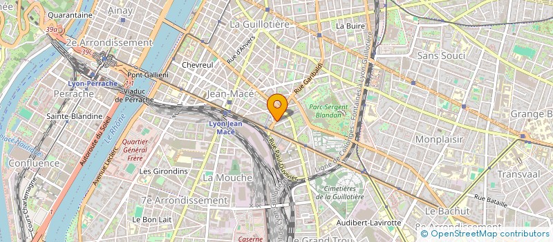 localisation de l'entreprise LYON CHAUFFEUR SERVICES à LYON