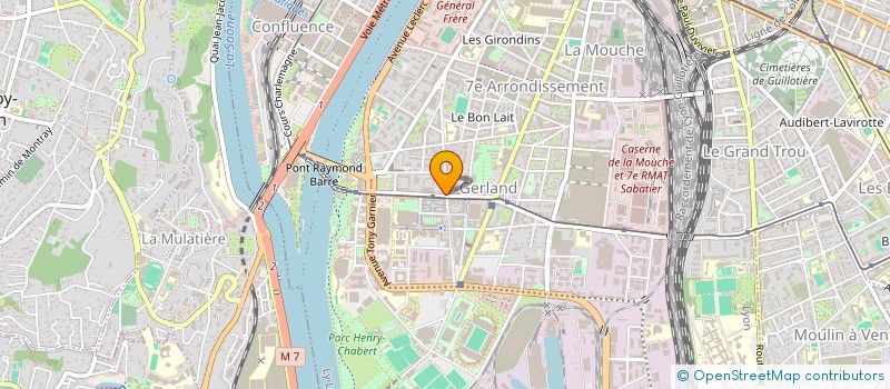 localisation de l'entreprise LYON CITY EXPERTISE  LYON