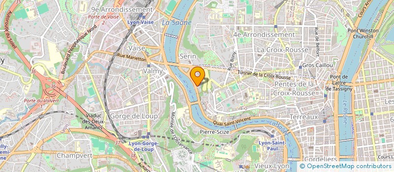 localisation de l'entreprise LYON CITY LINKS  LYON