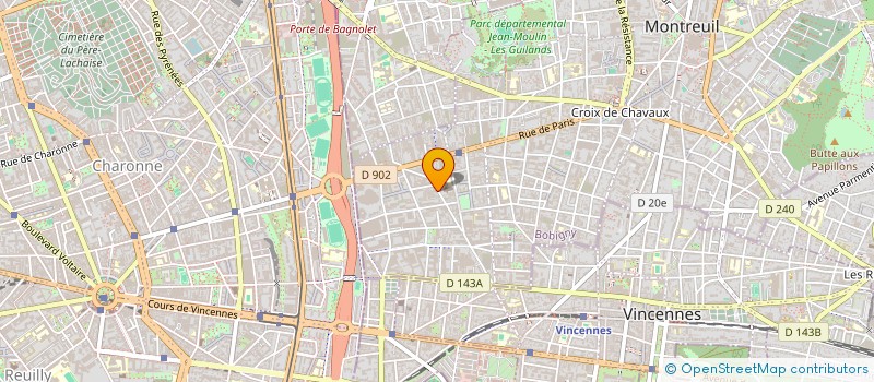 localisation de l'entreprise LYON CONFLUENCE E3N à MONTREUIL