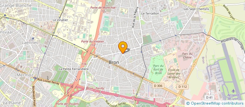 localisation de l'entreprise LYON CONSULTANTS METALLURGIE à BRON
