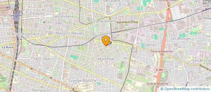 localisation de l'entreprise LYON CREQUI  LYON