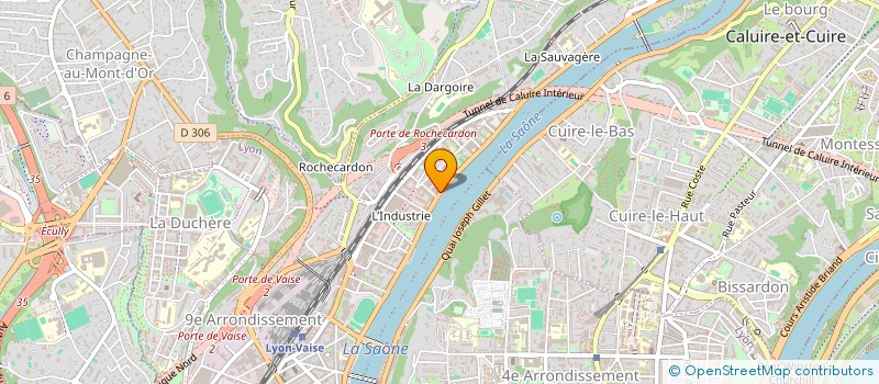 localisation de l'entreprise LYON CRIBLAGE à LYON