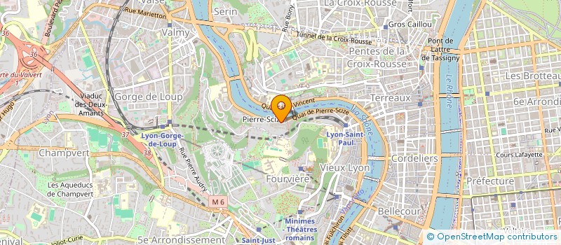 localisation de l'entreprise LYON DEPANNAGE RADIO-TELEVISION à LYON