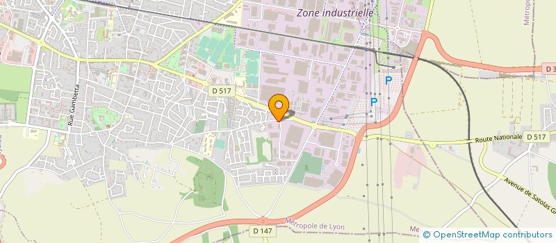 localisation de l'entreprise LYON DESAMIANTAGE ENVIRONNEMENT  MEYZIEU