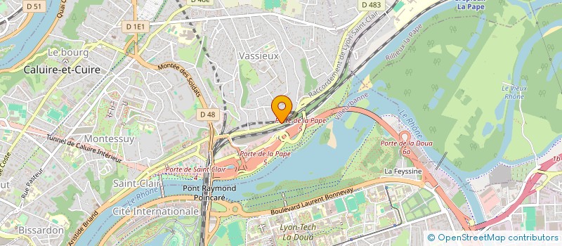 localisation de l'entreprise LYON DIAGNOSTIC IMMOBILIER  CALUIRE-ET-CUIRE