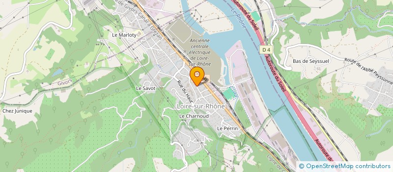 localisation de l'entreprise LYON DRUMSTORE à LOIRE-SUR-RHONE