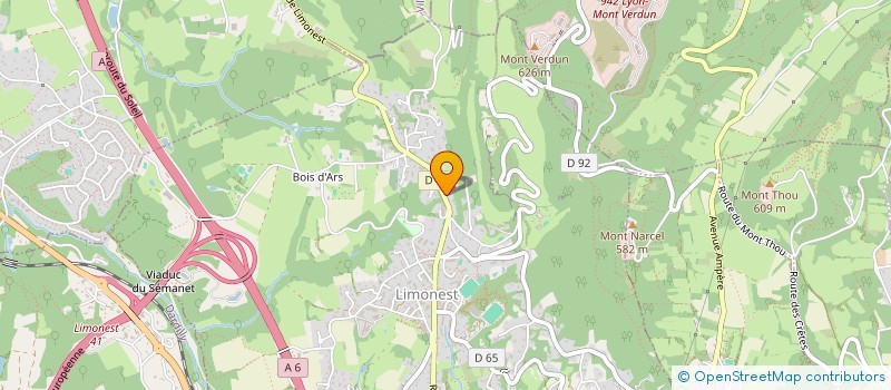 localisation de l'entreprise LYON ELECTRONIQUE COMPOSANTS à LIMONEST