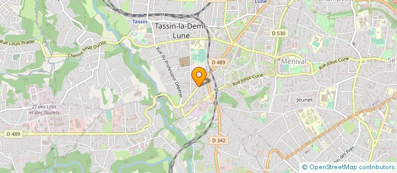 localisation de l'entreprise LYON EN VOGUE  TASSIN-LA-DEMI-LUNE