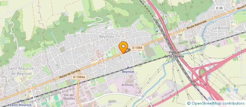 localisation de l'entreprise LYON EST PAYSAGES à BEYNOST