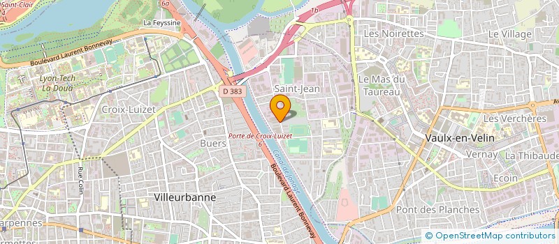 localisation de l'entreprise LYON ETUDES EXPERTISES L2E à VILLEURBANNE