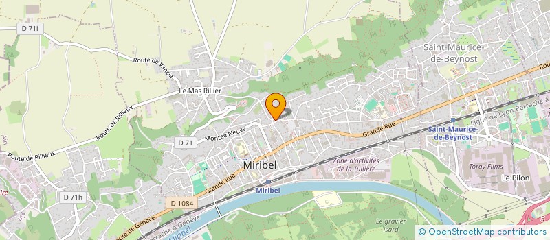 localisation de l'entreprise LYON EVENTS SECURITE à MIRIBEL