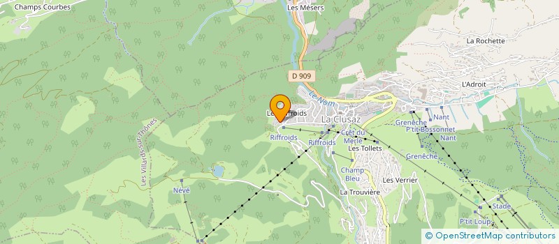 localisation de l'entreprise LYON FAIDHERBE INVEST à LA CLUSAZ