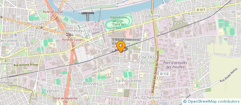 localisation de l'entreprise LYON-FLEX à VAULX-EN-VELIN