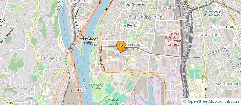 localisation de l'entreprise LYON HYDROLOGIE à LYON
