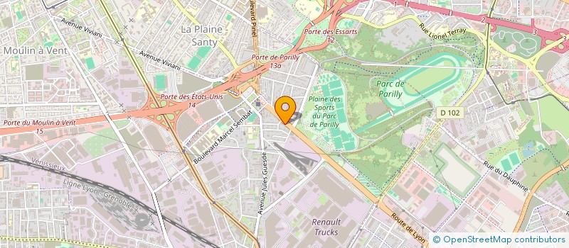 localisation de l'entreprise LYON HYGIENE VENTILATION  BRIGNAIS