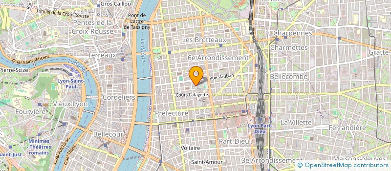 localisation de l'entreprise LYON IMMOBILIER EUROPEEN SARL  LYON