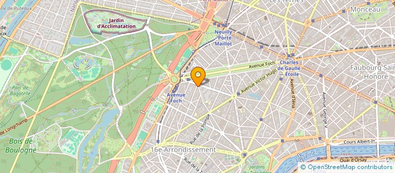 localisation de l'entreprise LYON KLEBER  PARIS