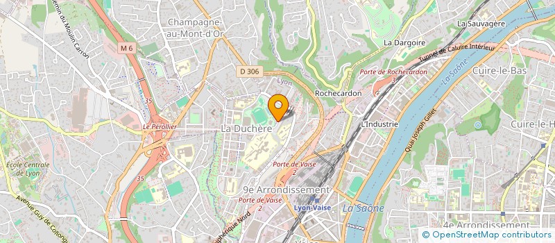 localisation de l'entreprise LYON - LA DUCHERE à LYON