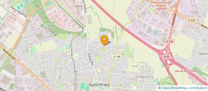 localisation de l'entreprise LYON LOCATION  SAINT-PRIEST