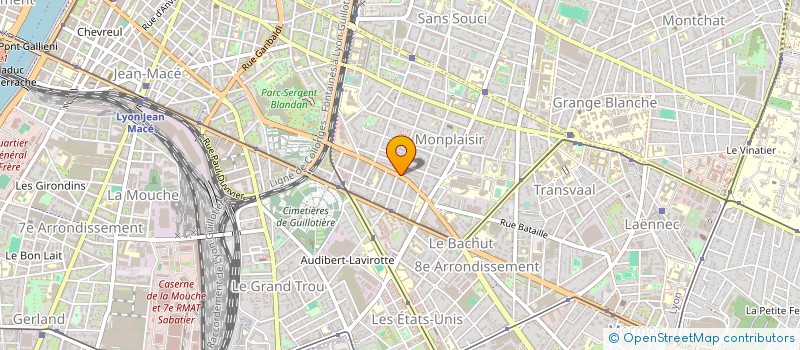 localisation de l'entreprise LYON LOISIRS  LYON