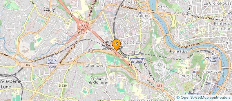 localisation de l'entreprise LYON MAG GROUPE  LYON