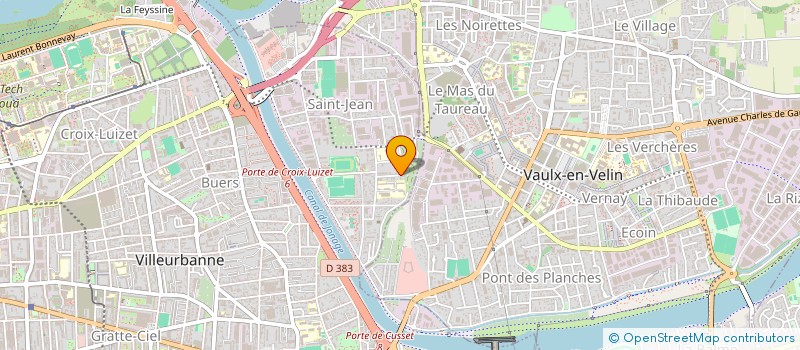 localisation de l'entreprise LYON MONDE  VILLEURBANNE