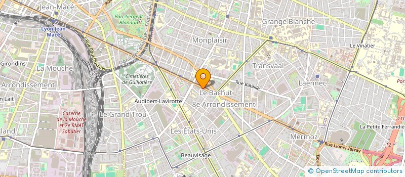 localisation de l'entreprise LYON MOULIN A VENT à LYON