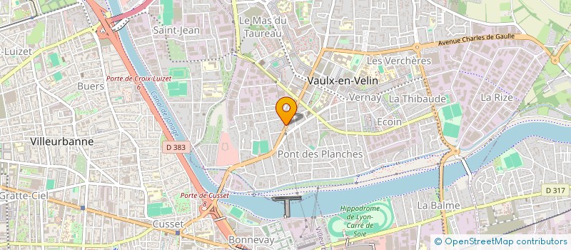 localisation de l'entreprise LYON MULTI-SERVICE  VAULX-EN-VELIN