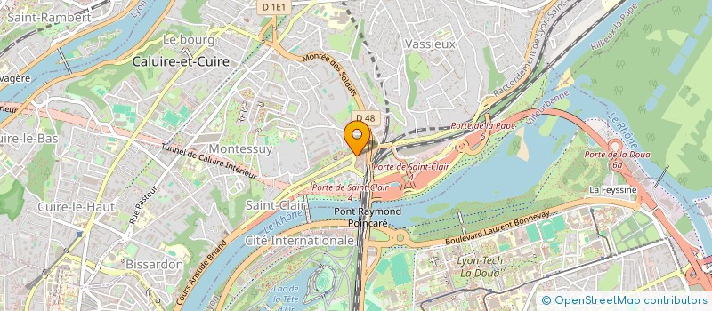 localisation de l'entreprise LYON NORD RENOVATIONS  CALUIRE-ET-CUIRE