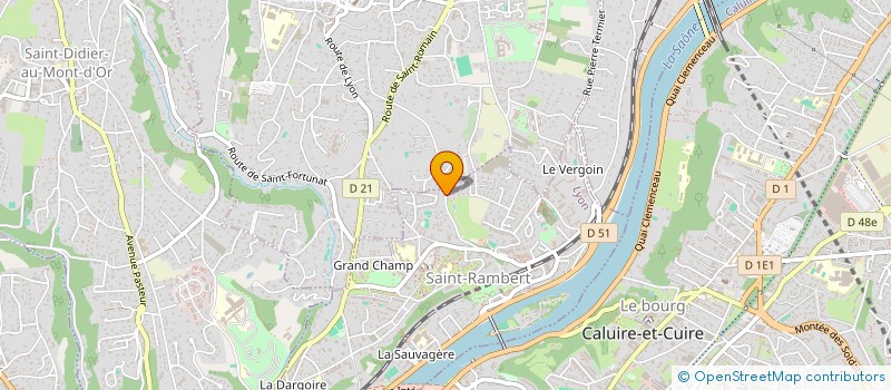 localisation de l'entreprise LYON-PASSIONS  LYON