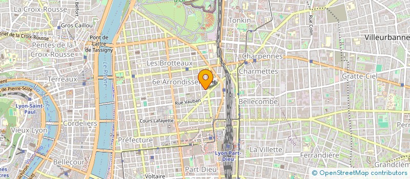 localisation de l'entreprise LYON PEOPLE  LYON