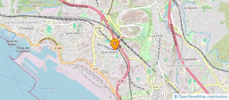 localisation de l'entreprise LYON PRO INVEST à MARSEILLE