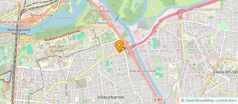 localisation de l'entreprise LYON RENOV AUTO  VILLEURBANNE