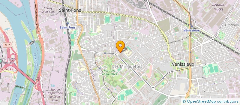 localisation de l'entreprise LYON SERVICES  VENISSIEUX