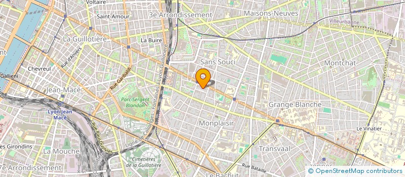 localisation de l'entreprise LYON SPORT EXPERIENCE  LYON