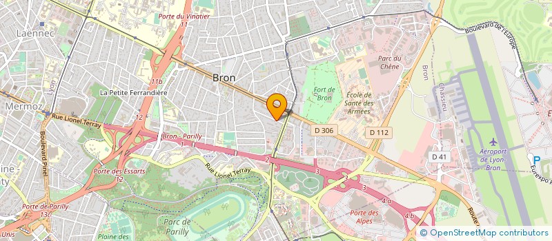 localisation de l'entreprise LYON STORES à BRON
