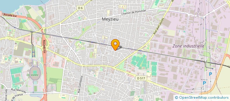 localisation de l'entreprise LYON TECHNI PLOMBERIE  MEYZIEU