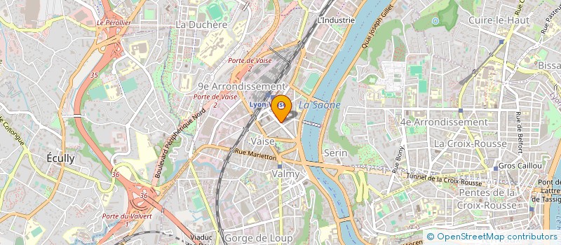 localisation de l'entreprise LYON VAISE AUTO à LYON